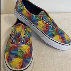 Vans Authentic Rainbow Prism Sz 7.5M 9.0W